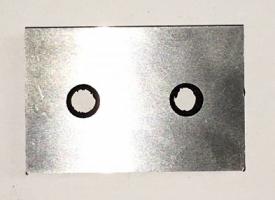 Нож для резчика арматуры GQ-50 (90x90x26) два отверстия м16 РокоСтрой РК2